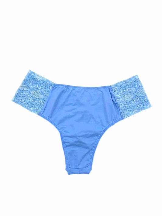 Brazilian Comfort Panties With Laces Light Blue