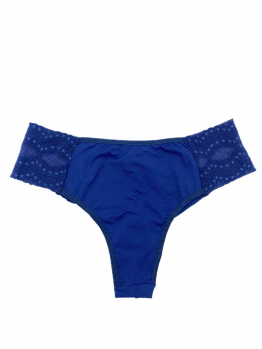 Brazilian Comfort Panties With Laces Navy Blue
