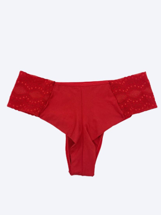 Brazilian Comfort Panties With Laces Red