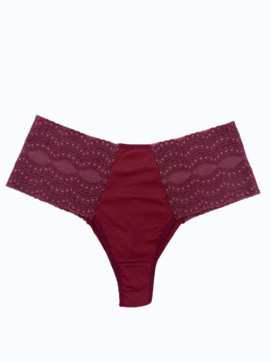 Anita With Compression Laces Panties Red Wine